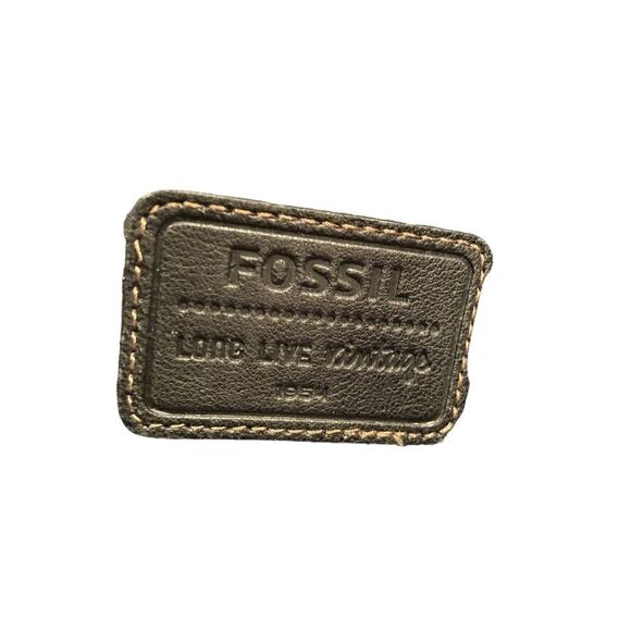 Brown LeathervFossil over the Shoulder Bah - Picture 4 of 8